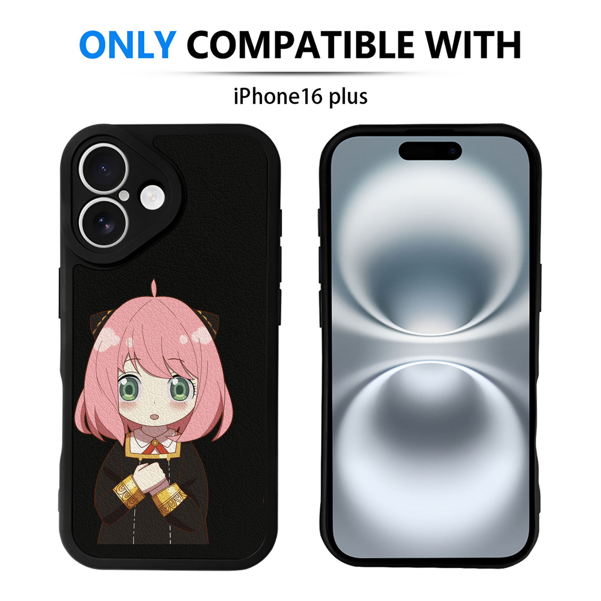 （画像用） SPY×FAMILY间谍家家酒 【iPhone 16シリーズ対応】シリコンスマホケース（レザー調） 材質：シリコン
